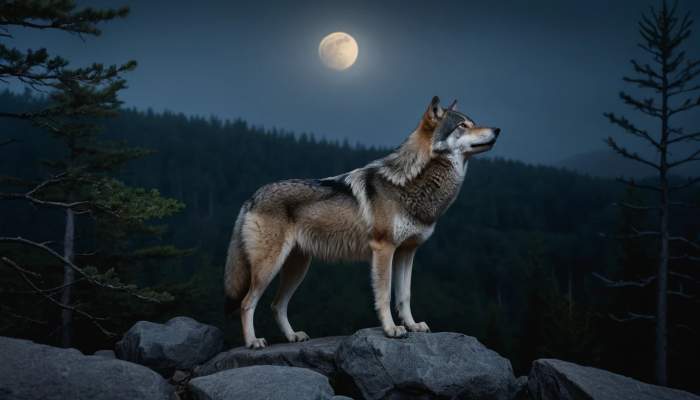 Hund Heult Ruhig Und Naturlich 1