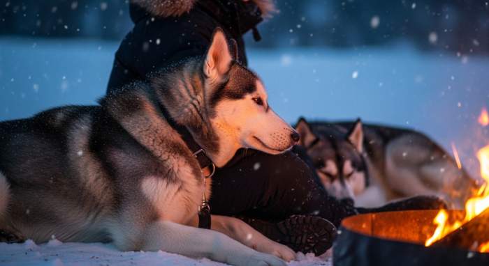 Hunde Zeigen Rudelbindung Durch Korperkontakt