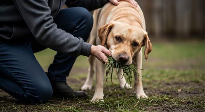 hund-frisst-gras-instinkt-oder-warnsignal