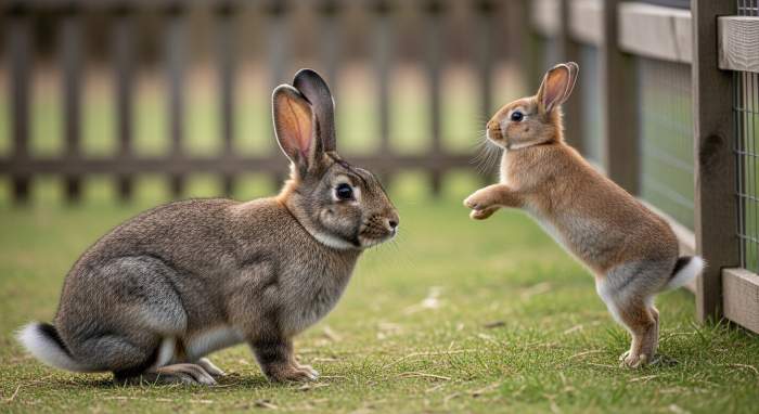 Kaninchen Zeigen Unterschiedliche Sprungstile
