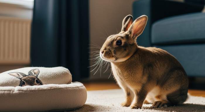 Kaninchen Zeigt Unzufriedenheit