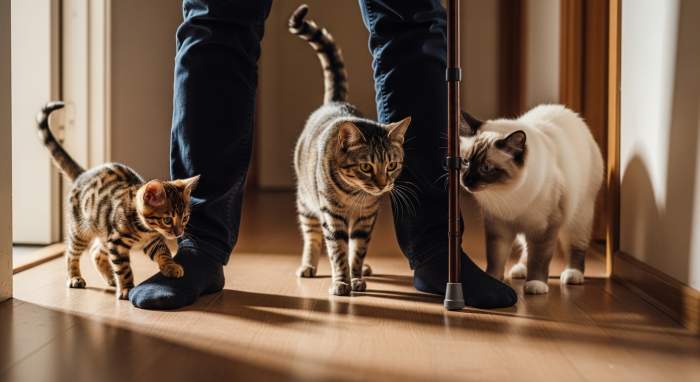 Katze Beinstreichen Im Alter
