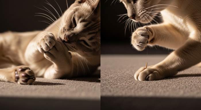 Katzen Unterscheiden Zwischen Kneten Und Tappen