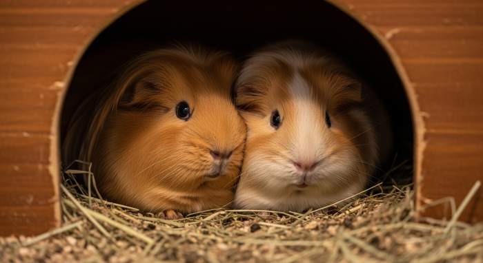 Meerschweinchen Brommseln In Sozialer Nahe