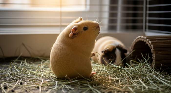 Meerschweinchen Morgendliche Caecotrophie