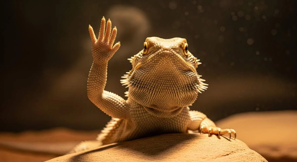Bartagame winkt mit Armen: Was steckt wirklich dahinter?